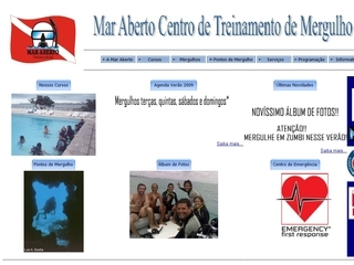 Thumbnail do site Mar Aberto - Operadora e Escola de Mergulho