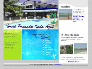 Thumbnail do site Pousada Onda Azul