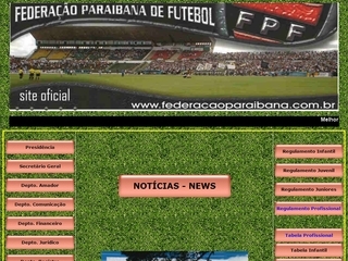 Thumbnail do site FPF - Federao Paraibana de Futebol