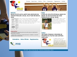 Thumbnail do site FPBV - Federação Paraibana de Vôlei