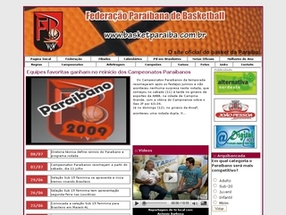 Thumbnail do site FPB - Federação Paraibana de Basketball