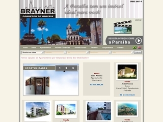 Thumbnail do site Brayner Imóveis