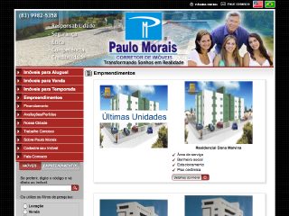 Thumbnail do site Paulo Morais Corretor de Imveis