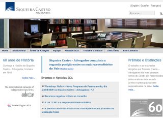 Thumbnail do site Siqueira Castro - Advogados