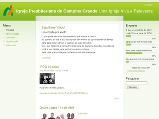 Thumbnail do site Igreja Presbiteriana de Campina Grande