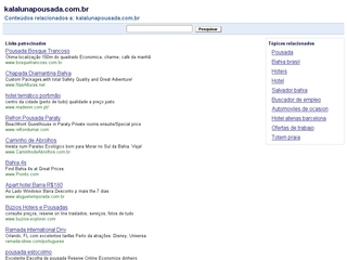 Thumbnail do site Pousada Kalaluna