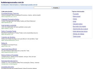 Thumbnail do site Pousada Kalaluna