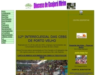 Thumbnail do site Diocese de Guajar-Mirim