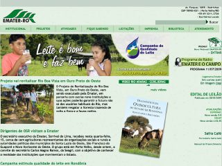 Thumbnail do site Emater - Rondônia
