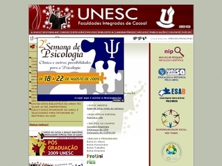 Thumbnail do site UNESC Cacoal