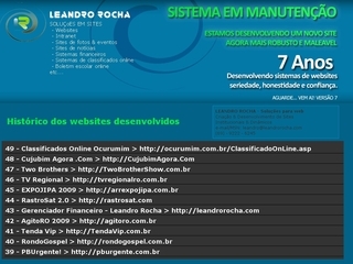 Thumbnail do site LEANDRO ROCHA - Solues para web