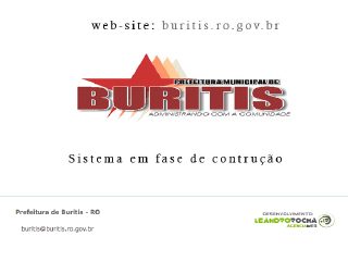Thumbnail do site Prefeitura Municipal de Buritis