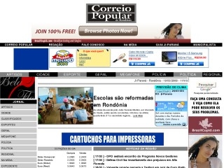Thumbnail do site Correio Popular de Rondônia