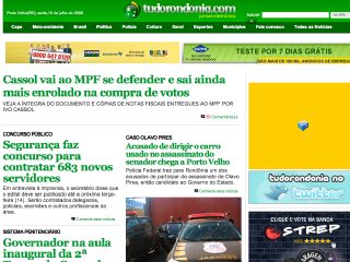 Thumbnail do site TudoRondônia.com