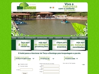 Thumbnail do site Hotel fazenda Três Capelas