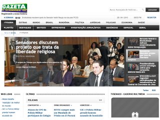 Thumbnail do site Gazeta Amaznica