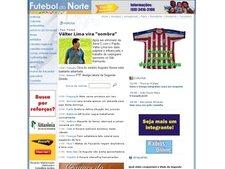 Thumbnail do site Noticias do esportes da Regio Norte 