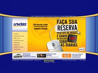 Thumbnail do site Unidas Rent a Car