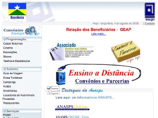 Thumbnail do site ANASPS - Rondnia