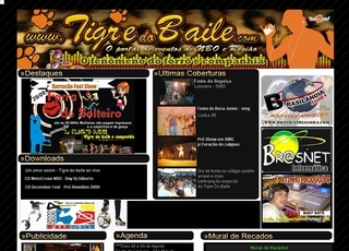 Thumbnail do site Tigre do baile