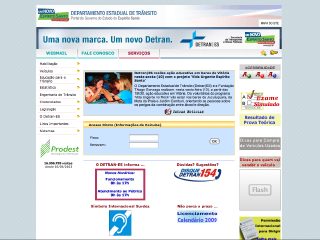 Thumbnail do site DETRAN - Espírito Santo