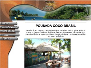 Thumbnail do site Pousada Côco Brasil