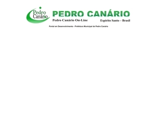 Thumbnail do site Prefeitura Municipal de Pedro Canrio