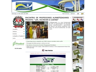 Thumbnail do site Prefeitura Municipal de Ecoporanga