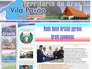 Thumbnail do site Prefeitura Municipal de Vila Pavão