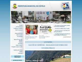 Thumbnail do site Prefeitura Municipal de Castelo