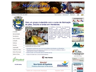 Thumbnail do site Prefeitura Municipal de Maratazes