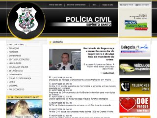 Thumbnail do site Polcia Militar do Estado do Esprito Santo