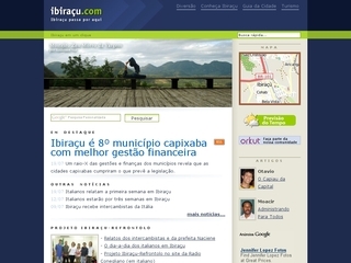 Thumbnail do site Ibiraçu.com