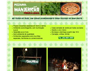 Thumbnail do site Pizzaria Manjericão