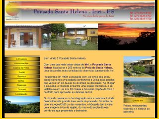 Thumbnail do site Pousada Santa Helena