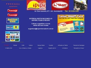 Thumbnail do site Supermercado Iriri