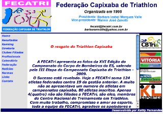 Thumbnail do site Federao Capixaba de Triatlo