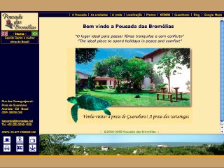 Thumbnail do site Pousada das Bromlias