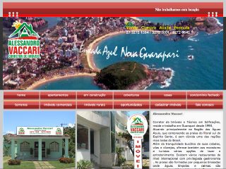 Thumbnail do site Alessandro Vaccari Imóveis
