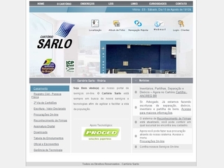 Thumbnail do site Cartrio Sarlo