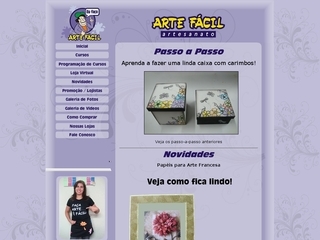 Thumbnail do site Arte Fcil