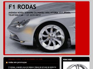Thumbnail do site F1 Rodas e Pneus - Vitória