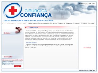 Thumbnail do site Cirrgica Confiana