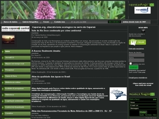 Thumbnail do site Capara.org - cyberativismo ecolgico no Capara