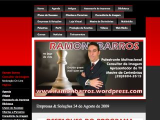 Thumbnail do site Ramon Barros - Consultor de Imagem