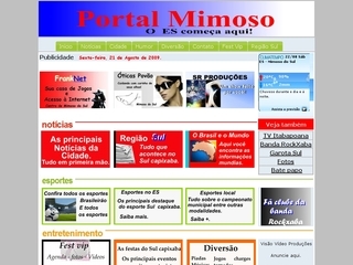 Thumbnail do site Portal Mimoso