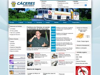 Thumbnail do site Prefeitura Municipal de Cceres