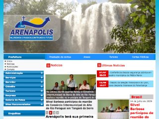 Thumbnail do site Prefeitura Municipal de Arenpolis