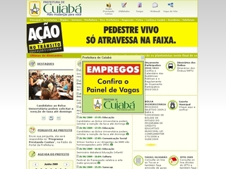 Thumbnail do site Prefeitura Municipal de Cuiabá