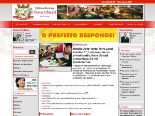 Thumbnail do site Prefeitura Municipal de Nova Ubirat